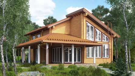 Projetos de casas finlandesas de madeira colada: O que é bom e como organizar? (Mais de 180 fotos)