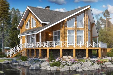 Projetos de casas finlandesas de madeira colada: O que é bom e como organizar? (Mais de 180 fotos)