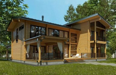 Projetos de casas finlandesas de madeira colada: O que é bom e como organizar? (Mais de 180 fotos)