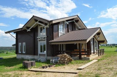 Projetos de casas finlandesas de madeira colada: O que é bom e como organizar? (Mais de 180 fotos)