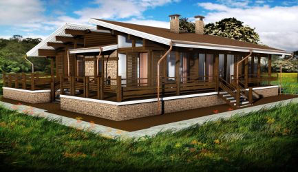Projetos de casas finlandesas de madeira colada: O que é bom e como organizar? (Mais de 180 fotos)