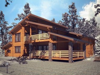 Projetos de casas finlandesas de madeira colada: O que é bom e como organizar? (Mais de 180 fotos)