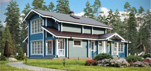 Projetos de casas finlandesas de madeira colada: O que é bom e como organizar? (Mais de 180 fotos)