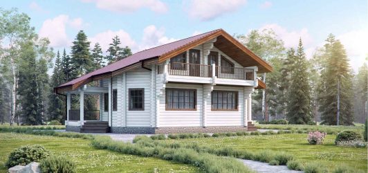 Projetos de casas finlandesas de madeira colada: O que é bom e como organizar? (Mais de 180 fotos)