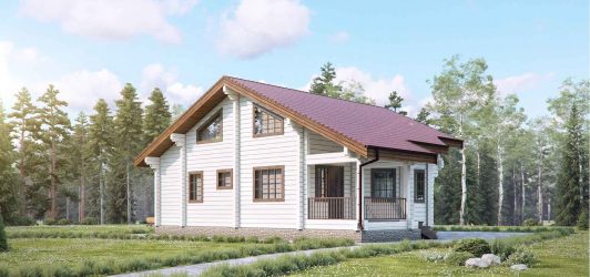 Projetos de casas finlandesas de madeira colada: O que é bom e como organizar? (Mais de 180 fotos)