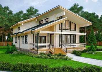 Projetos de casas finlandesas de madeira colada: O que é bom e como organizar? (Mais de 180 fotos)