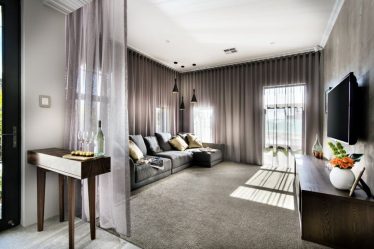 New in Curtains Design 2017 (400+ Photos): Opções modernas e modernas