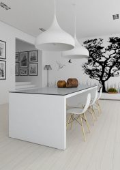 A escolha do papel de parede da foto para a cozinha - Uma solução interessante para qualquer projeto (mais de 185 fotos)
