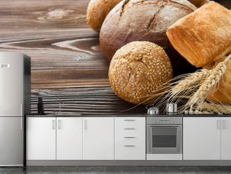 A escolha do papel de parede da foto para a cozinha - Uma solução interessante para qualquer projeto (mais de 185 fotos)