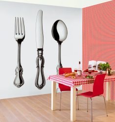 A escolha do papel de parede da foto para a cozinha - Uma solução interessante para qualquer projeto (mais de 185 fotos)