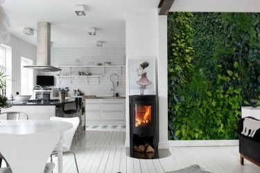 A escolha do papel de parede da foto para a cozinha - Uma solução interessante para qualquer projeto (mais de 185 fotos)