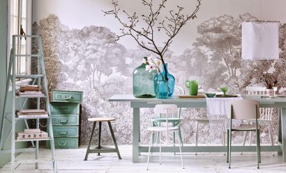 A escolha do papel de parede da foto para a cozinha - Uma solução interessante para qualquer projeto (mais de 185 fotos)