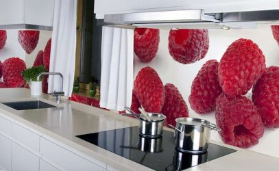 A escolha do papel de parede da foto para a cozinha - Uma solução interessante para qualquer projeto (mais de 185 fotos)