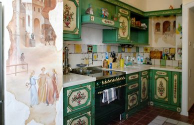 Como é o afresco no corredor, na sala, na cozinha e no quarto? 150+ Variações de fotos de ideias originais