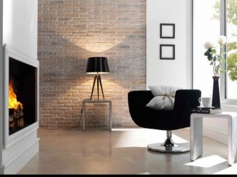 Telhas de gesso para decoração de interiores: 160+ Foto (sob a pedra, sob o tijolo) para auto-expressão brilhante