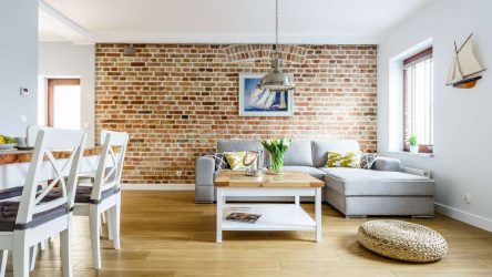 Telhas de gesso para decoração de interiores: 160+ Foto (sob a pedra, sob o tijolo) para auto-expressão brilhante