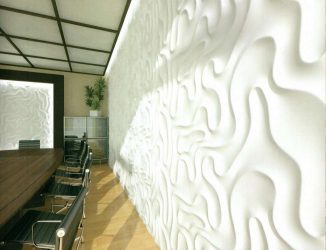 Telhas de gesso para decoração de interiores: 160+ Foto (sob a pedra, sob o tijolo) para auto-expressão brilhante