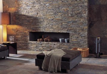 Telhas de gesso para decoração de interiores: 160+ Foto (sob a pedra, sob o tijolo) para auto-expressão brilhante