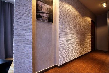 Telhas de gesso para decoração de interiores: 160+ Foto (sob a pedra, sob o tijolo) para auto-expressão brilhante