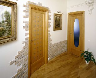 Telhas de gesso para decoração de interiores: 160+ Foto (sob a pedra, sob o tijolo) para auto-expressão brilhante