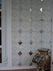 Telhas de gesso para decoração de interiores: 160+ Foto (sob a pedra, sob o tijolo) para auto-expressão brilhante