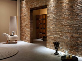 Telhas de gesso para decoração de interiores: 160+ Foto (sob a pedra, sob o tijolo) para auto-expressão brilhante