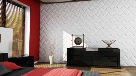 Telhas de gesso para decoração de interiores: 160+ Foto (sob a pedra, sob o tijolo) para auto-expressão brilhante