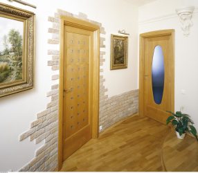 Telhas de gesso para decoração de interiores: 160+ Foto (sob a pedra, sob o tijolo) para auto-expressão brilhante