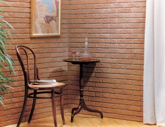Telhas de gesso para decoração de interiores: 160+ Foto (sob a pedra, sob o tijolo) para auto-expressão brilhante