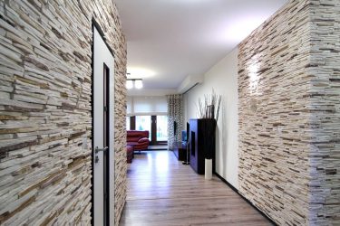 Telhas de gesso para decoração de interiores: 160+ Foto (sob a pedra, sob o tijolo) para auto-expressão brilhante
