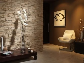 Telhas de gesso para decoração de interiores: 160+ Foto (sob a pedra, sob o tijolo) para auto-expressão brilhante
