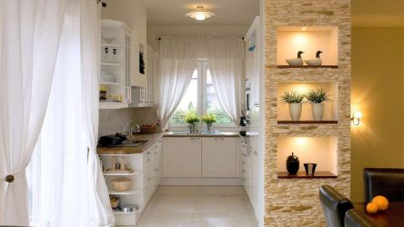 Telhas de gesso para decoração de interiores: 160+ Foto (sob a pedra, sob o tijolo) para auto-expressão brilhante