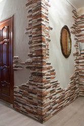 Telhas de gesso para decoração de interiores: 160+ Foto (sob a pedra, sob o tijolo) para auto-expressão brilhante