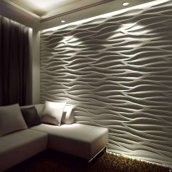 Telhas de gesso para decoração de interiores: 160+ Foto (sob a pedra, sob o tijolo) para auto-expressão brilhante