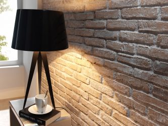 Telhas de gesso para decoração de interiores: 160+ Foto (sob a pedra, sob o tijolo) para auto-expressão brilhante