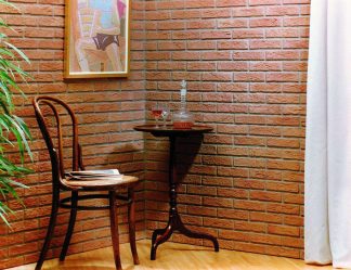 Telhas de gesso para decoração de interiores: 160+ Foto (sob a pedra, sob o tijolo) para auto-expressão brilhante