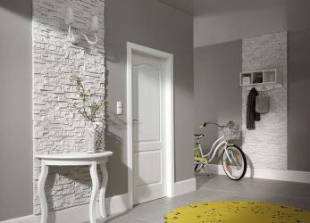 Telhas de gesso para decoração de interiores: 160+ Foto (sob a pedra, sob o tijolo) para auto-expressão brilhante
