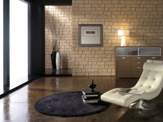 Telhas de gesso para decoração de interiores: 160+ Foto (sob a pedra, sob o tijolo) para auto-expressão brilhante
