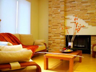 Telhas de gesso para decoração de interiores: 160+ Foto (sob a pedra, sob o tijolo) para auto-expressão brilhante
