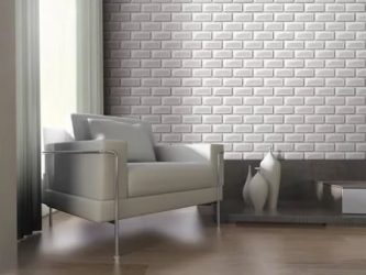 Telhas de gesso para decoração de interiores: 160+ Foto (sob a pedra, sob o tijolo) para auto-expressão brilhante
