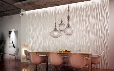 Telhas de gesso para decoração de interiores: 160+ Foto (sob a pedra, sob o tijolo) para auto-expressão brilhante