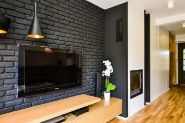 Telhas de gesso para decoração de interiores: 160+ Foto (sob a pedra, sob o tijolo) para auto-expressão brilhante