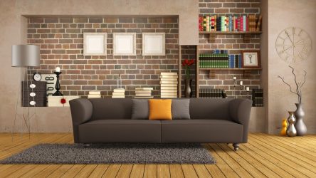 Telhas de gesso para decoração de interiores: 160+ Foto (sob a pedra, sob o tijolo) para auto-expressão brilhante