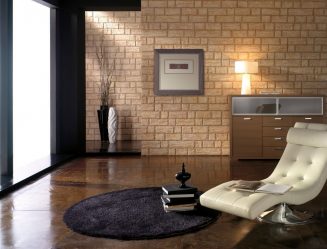 Telhas de gesso para decoração de interiores: 160+ Foto (sob a pedra, sob o tijolo) para auto-expressão brilhante
