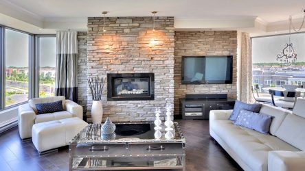 Telhas de gesso para decoração de interiores: 160+ Foto (sob a pedra, sob o tijolo) para auto-expressão brilhante