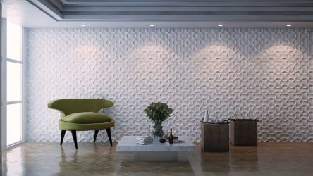 Telhas de gesso para decoração de interiores: 160+ Foto (sob a pedra, sob o tijolo) para auto-expressão brilhante