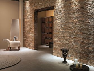 Telhas de gesso para decoração de interiores: 160+ Foto (sob a pedra, sob o tijolo) para auto-expressão brilhante