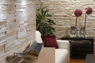 Telhas de gesso para decoração de interiores: 160+ Foto (sob a pedra, sob o tijolo) para auto-expressão brilhante