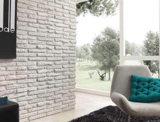 Telhas de gesso para decoração de interiores: 160+ Foto (sob a pedra, sob o tijolo) para auto-expressão brilhante