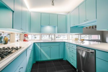 Design de cozinha azul: qual estilo entrar em contato? Mais de 170 fotos de incríveis combinações interiores
